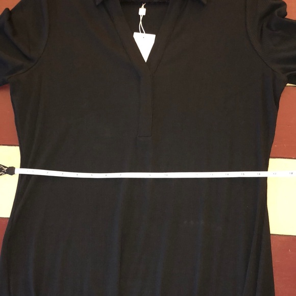 Lilly Pulitzer Ollie 3/4 Sleeve Maxi Polo Dress Noir Size XL - Picture 12 of 15